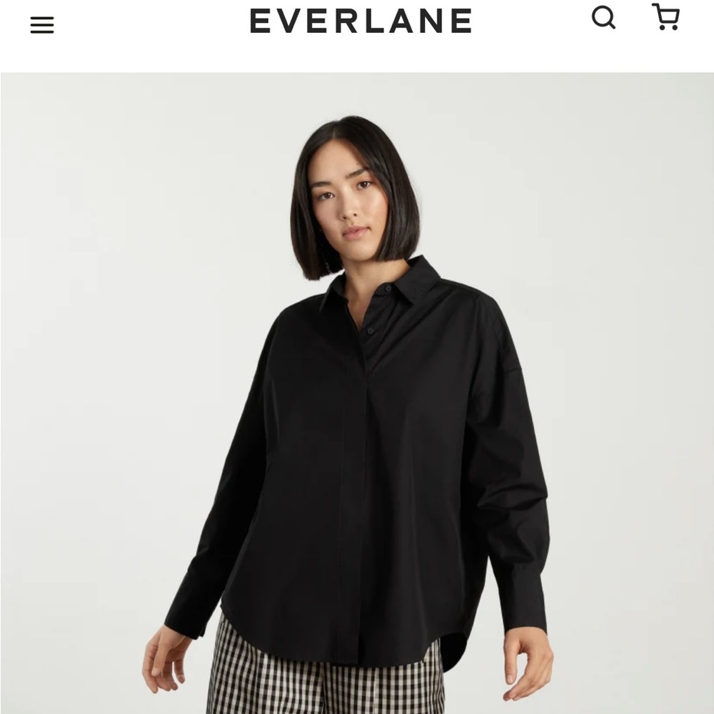 Everlane Oversized Poplin Shirt